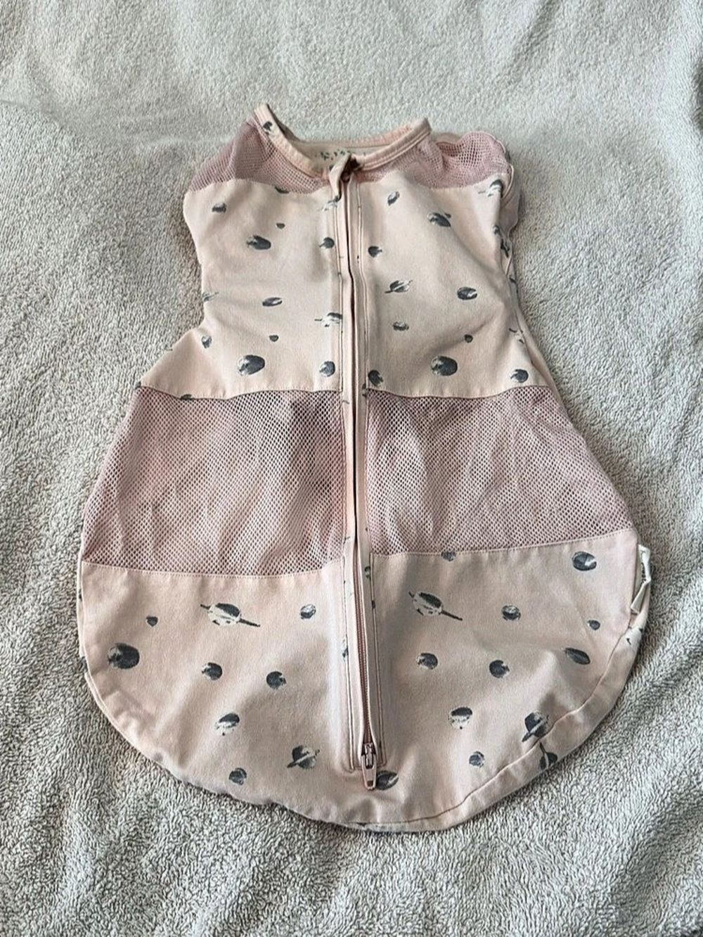 Happiest Baby Sleepea Sleep Sack Swaddle  Pink Planets Small 0-2M
